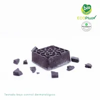 JABON CARBON ACTIVADO Y KARITE (mini talla) 20g